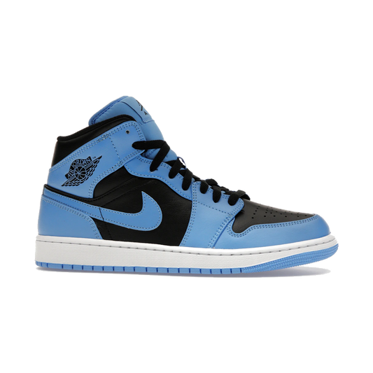 Air Jordan 1 Mid University Blue Black