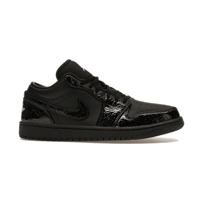 Air Jordan 1 Low SE Patent Elephant Black