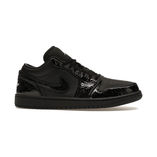 Air Jordan 1 Low SE Patent Elephant Black