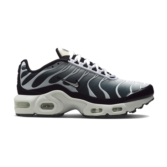 Nike Air Max Plus Black White Sail Metallic Cool Grey