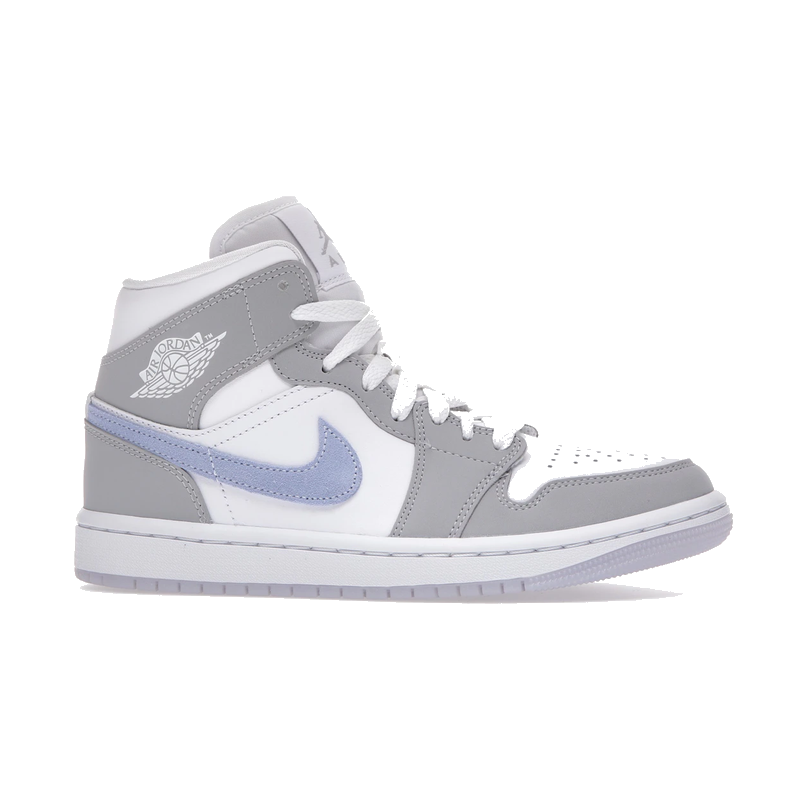 Air Jordan 1 Mid Wolf Grey Aluminum