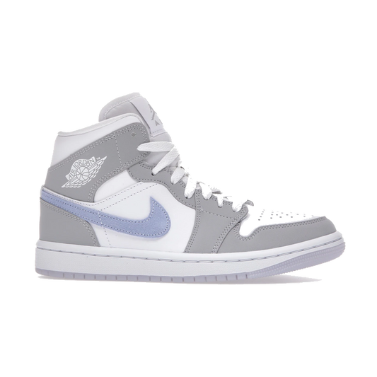 Air Jordan 1 Mid Wolf Grey Aluminum