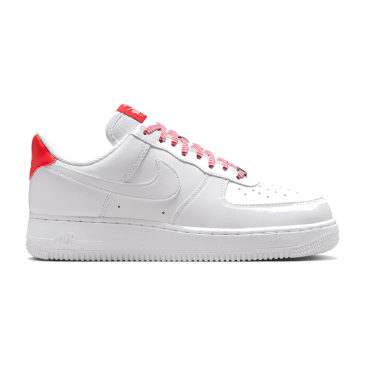 Nike Air Force 1 Low '07 White Pink Foam Metallic Silver Light Crimson