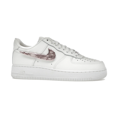 Nike Air Force 1 Low Liquid Metal Swoosh Metallic Rose Gold