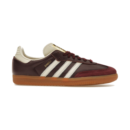 Adidas Samba OG Maroon Gold Metallic
