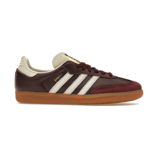 Adidas Samba OG Maroon Gold Metallic