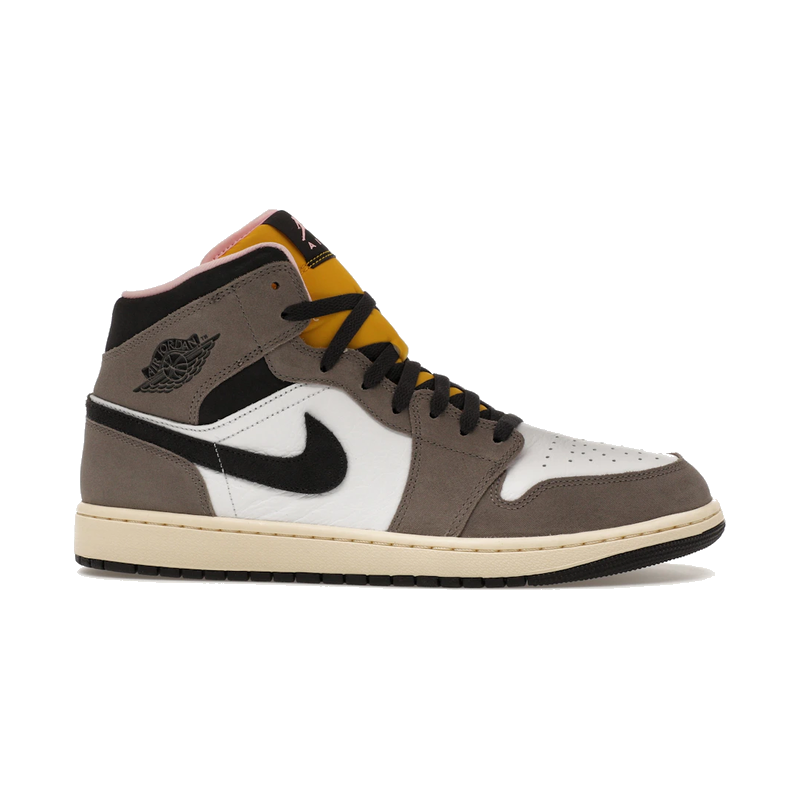 Air Jordan 1 Mid SE White Cave Stone
