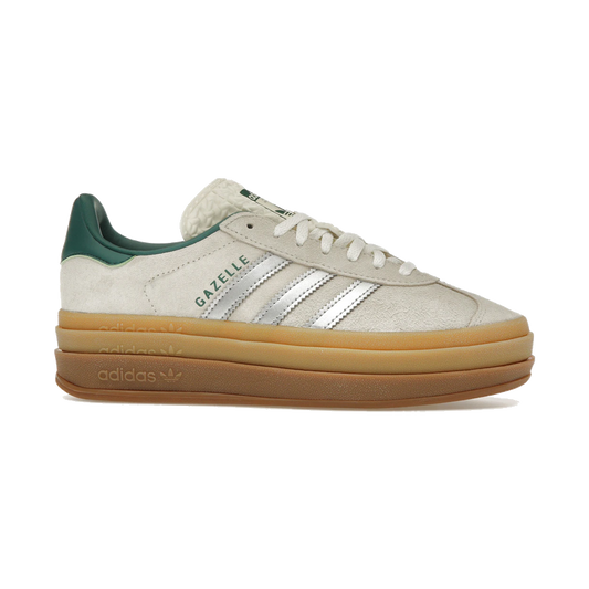 Adidas Gazelle Bold Off White Collegiate Green