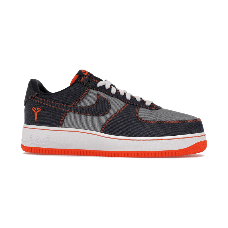 Nike Air Force 1 Low Protro Kobe Bryant Denim Obsidian Safety Orange