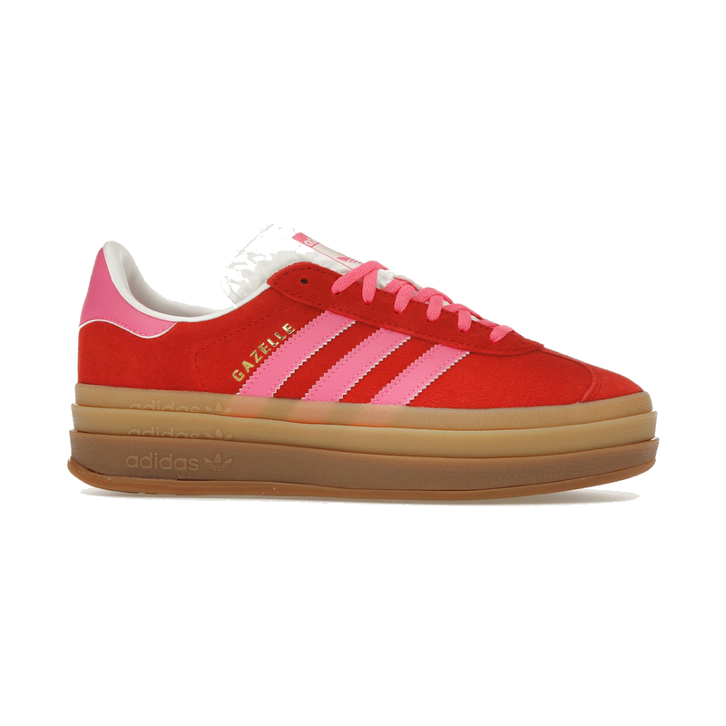 Adidas Gazelle Bold Collegiate Red Lucid Pink