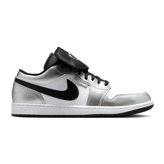 Air Jordan 1 Low SE Metallic Silver Tiempo
