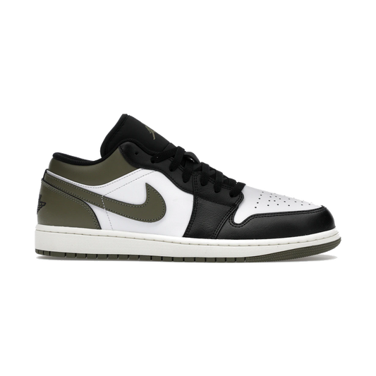 Air Jordan 1 Low Black Toe Medium Olive
