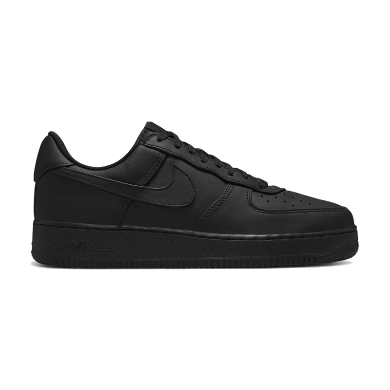 Nike Air Force 1 Low Retro Premium Triple Black Badgeless