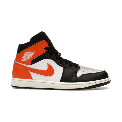 Air Jordan 1 Mid Black Toe Starfish