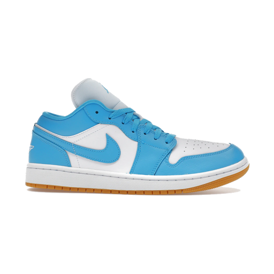 Air Jordan 1 Low White Gum Light Brown Dark Powder Blue