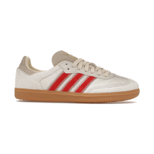 Adidas Samba OG Pony Hair Wonder Beige Better Scarlet