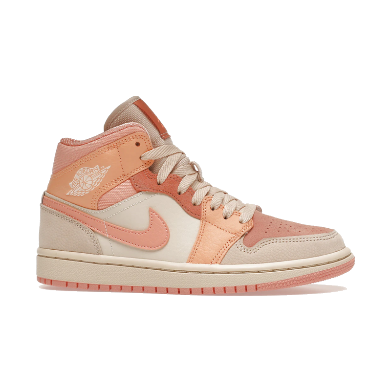 Air Jordan 1 Mid Apricot Orange