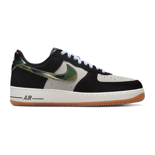 Nike Air Force 1 Low '07 LV8 Black Patent Camo Swoosh