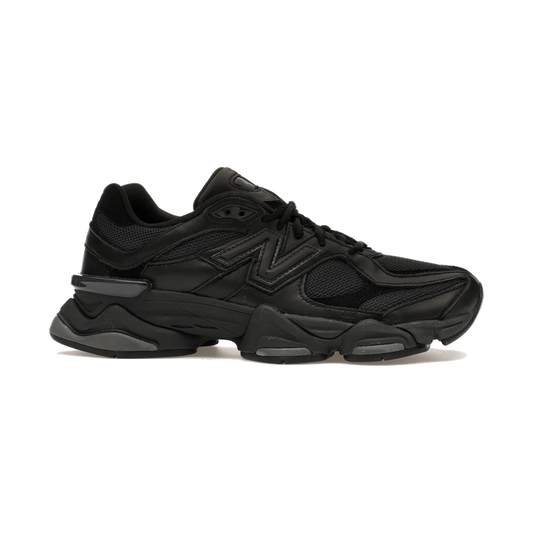 New Balance 9060 Triple Black Leather