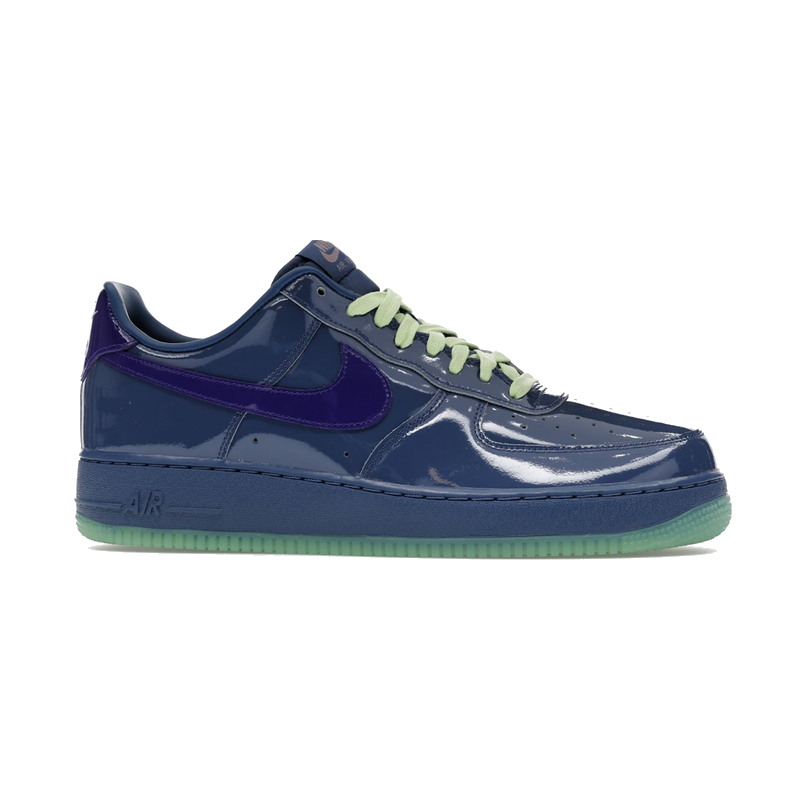 Nike Air Force 1 Low Patent Leather Mystic Navy Grape Ice