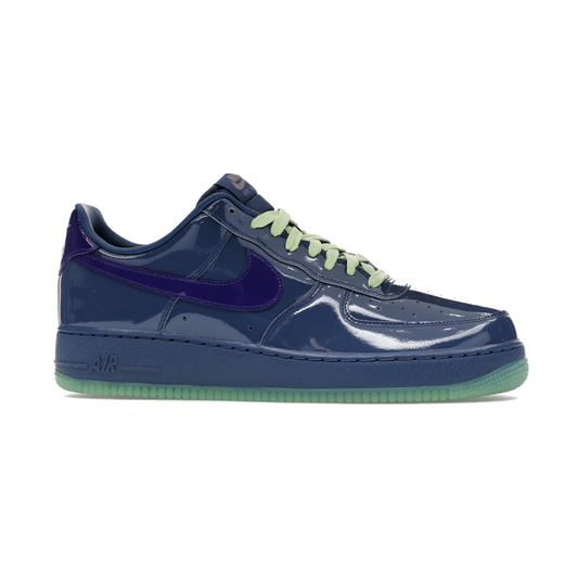 Nike Air Force 1 Low Patent Leather Mystic Navy Grape Ice