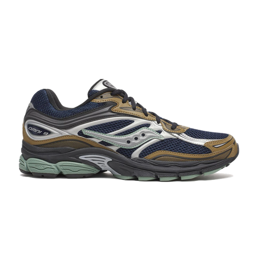 Saucony ProGrid Omni 9 Tomorrow, Meet Yesterday Pack Brown Navy