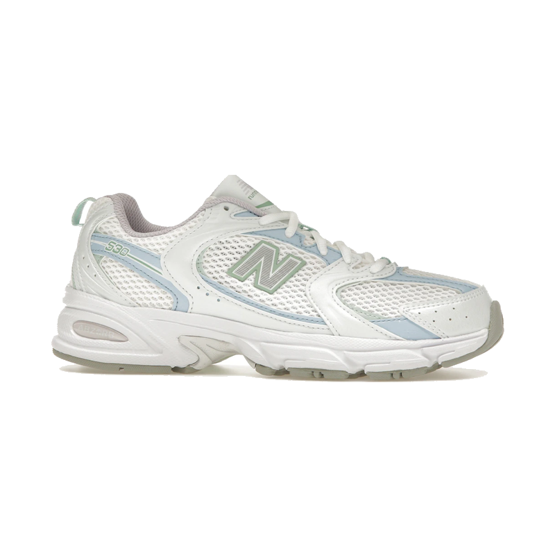 New Balance 530 White Light Chrome Blue Clay Ash