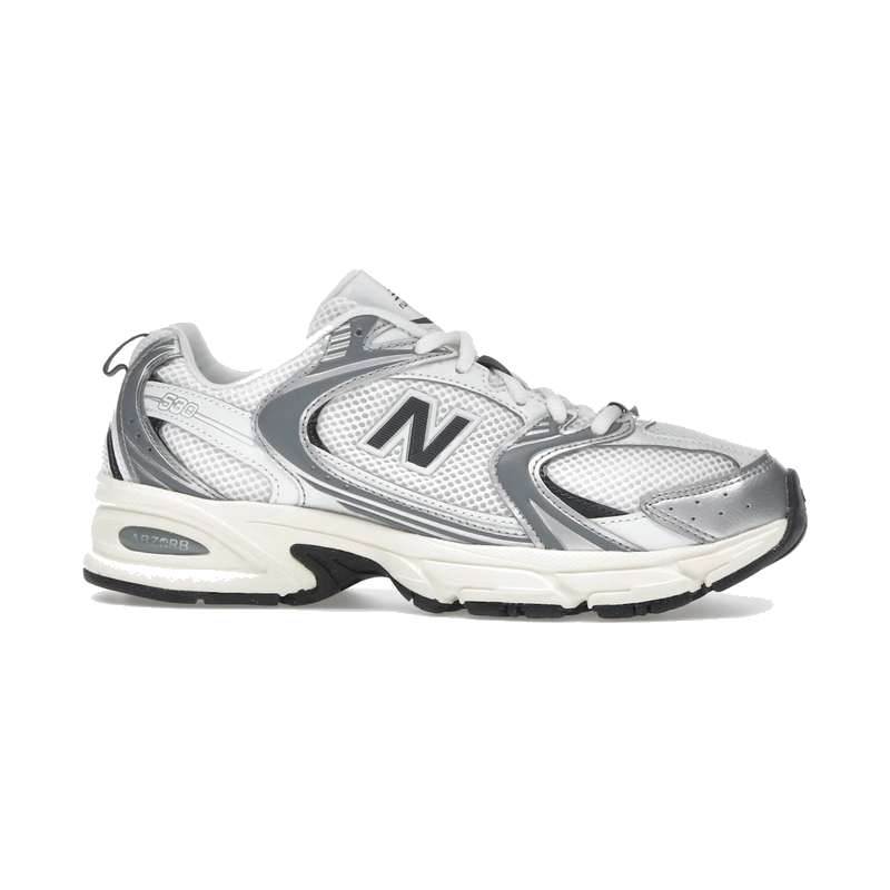 New Balance 530 Silver Metallic Black Cement
