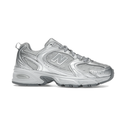 New Balance 530 Silver Metallic Raincloud Polka Dots