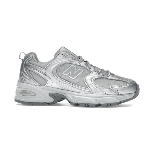 New Balance 530 Silver Metallic Raincloud Polka Dots