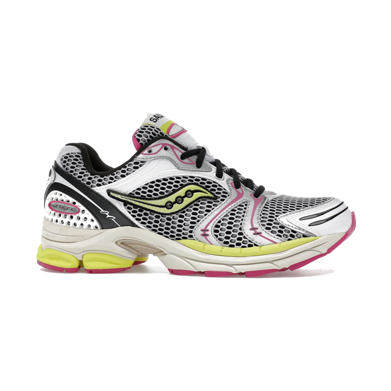 Saucony ProGrid Triumph 4 White Fluo Pink