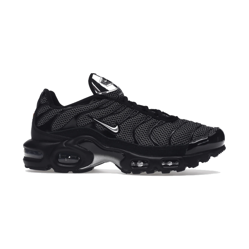 Nike Air Max Plus Black Suede Silver