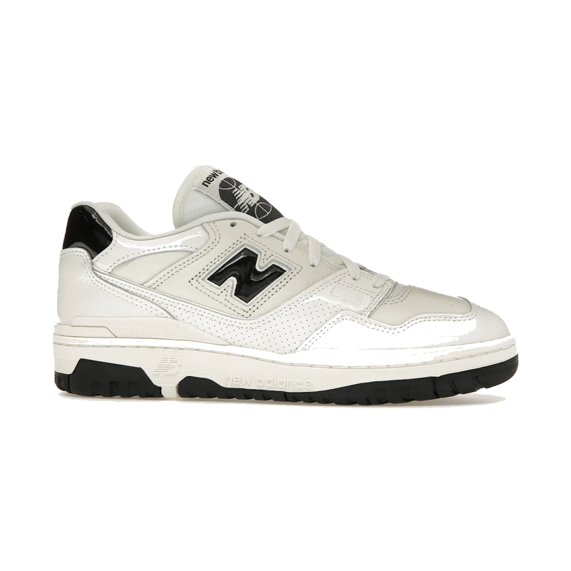 New Balance 550 Sea Salt Black Patent