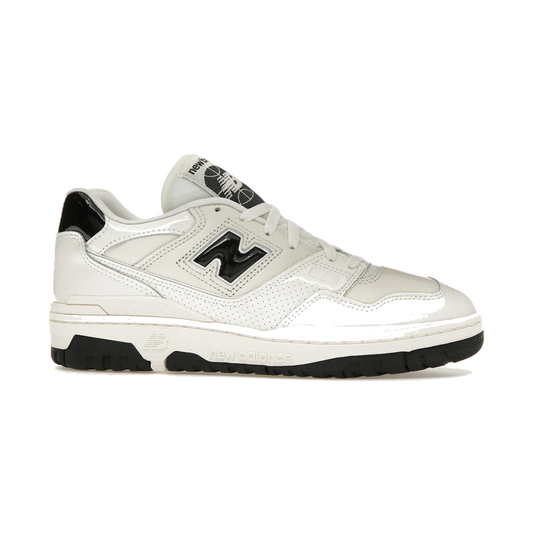New Balance 550 Sea Salt Black Patent