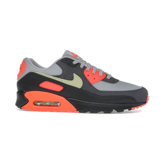 Nike Air Max 90 Light Smoke Grey Hyper Crimson Limelight