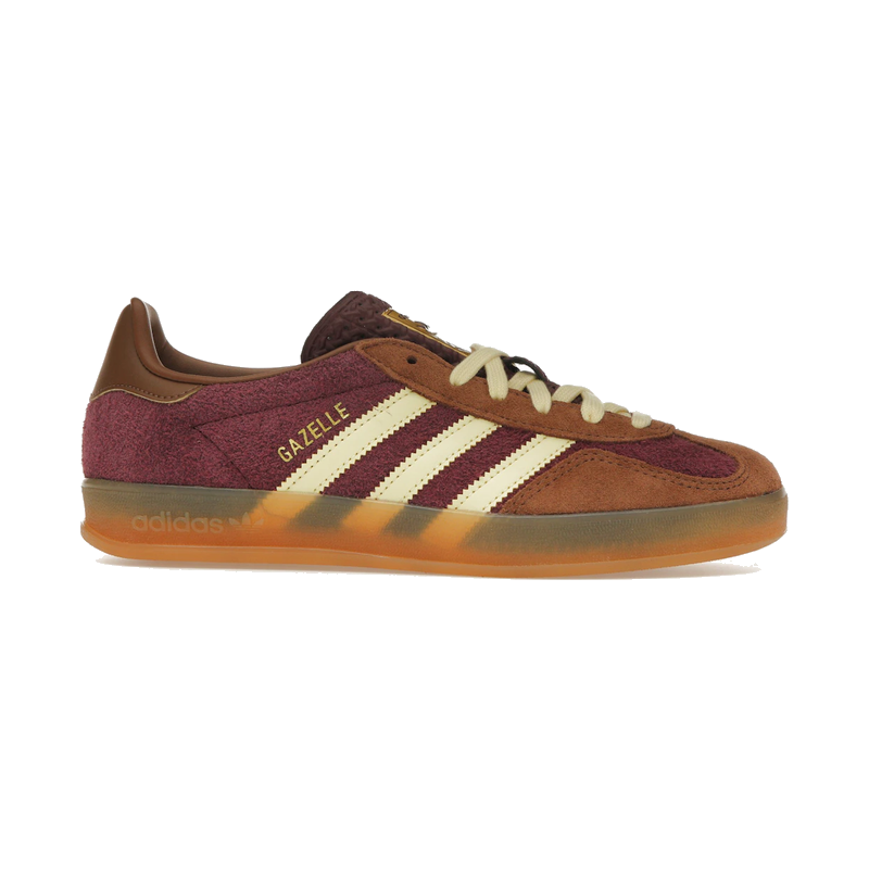 Adidas Gazelle Indoor Maroon Almost Yellow