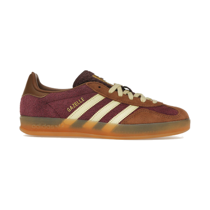 Adidas Gazelle Indoor Maroon Almost Yellow