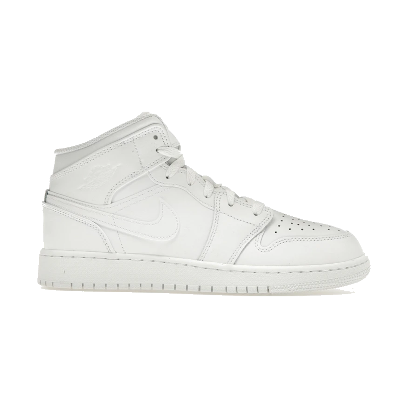 Air Jordan 1 Mid Triple White 2023