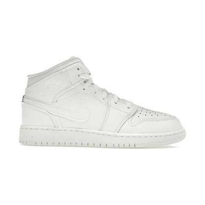 Air Jordan 1 Mid Triple White 2023