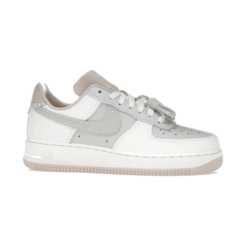 Nike Air Force 1 Low '07 Light Bone Suede Tassels