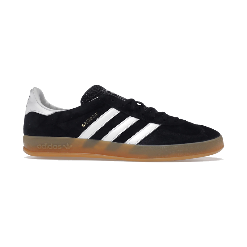 Adidas Gazelle Black White Gum