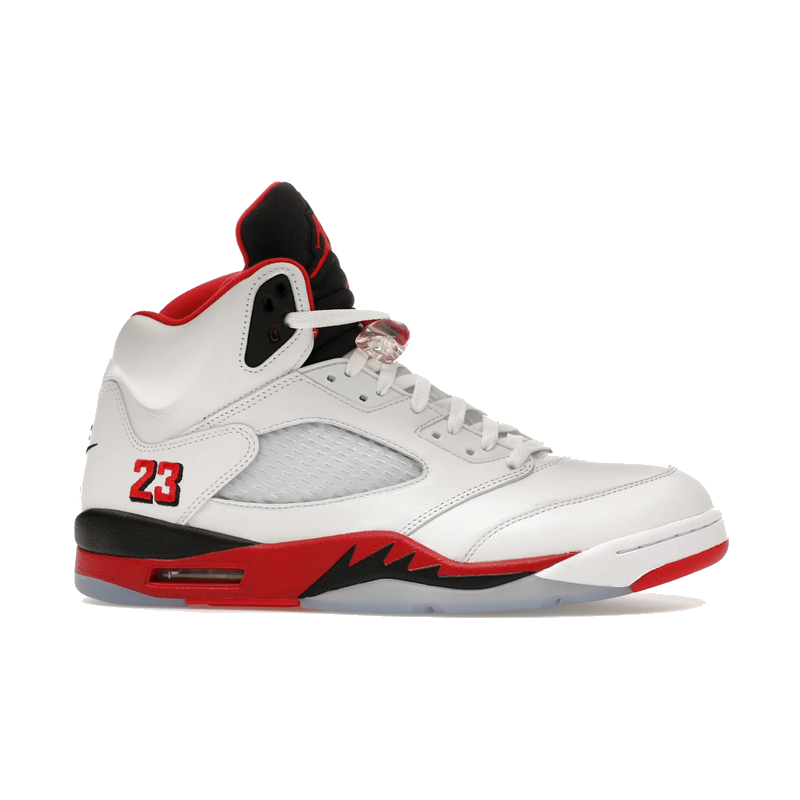Air Jordan 5 Retro Fire Red Black Tongue 2025