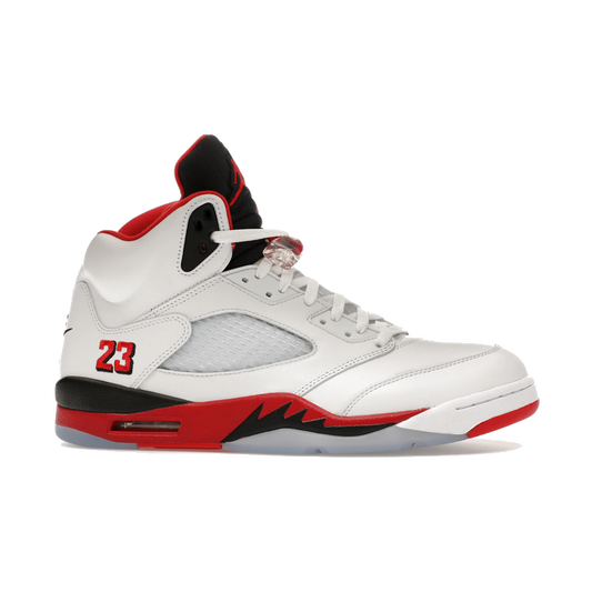 Air Jordan 5 Retro Fire Red Black Tongue 2025