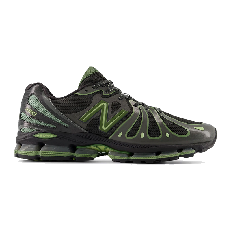 New Balance 1890 Faded Black Utility Green