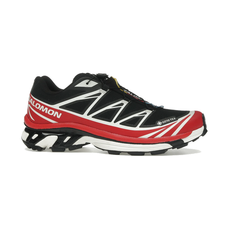 Salomon XT-6 Gore-Tex Black Flame Scarlet