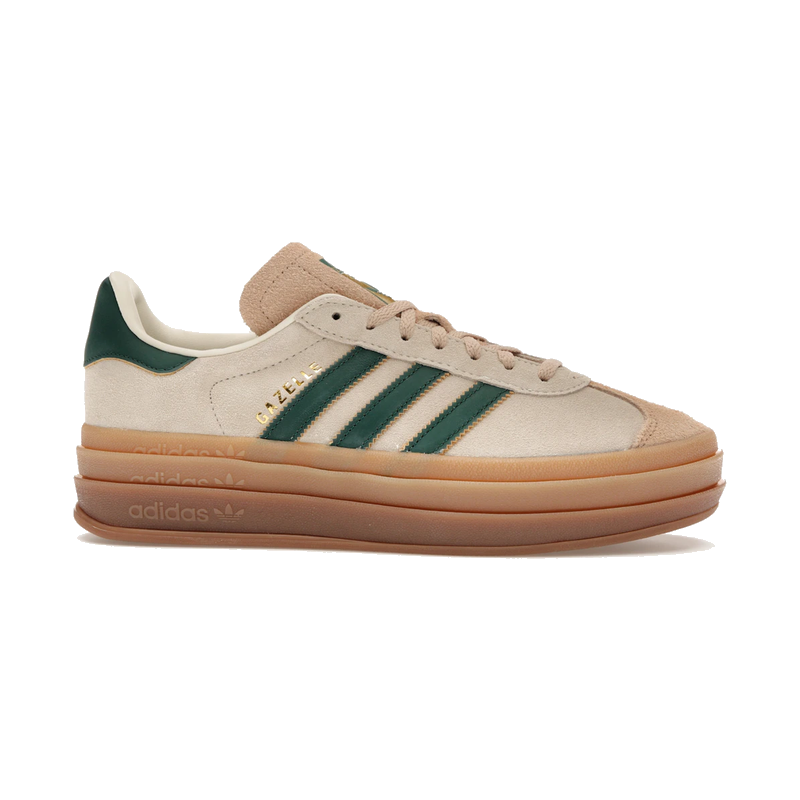 Adidas Gazelle Bold Magic Beige Collegiate Green