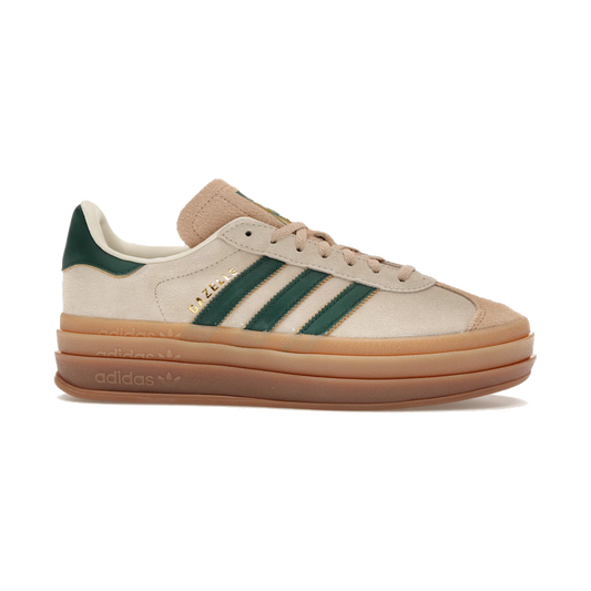 Adidas Gazelle Bold Magic Beige Collegiate Green