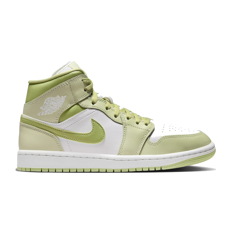 Air Jordan 1 Mid Olive Aura Lawn