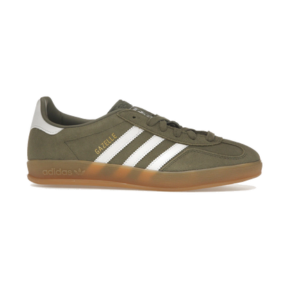 Adidas Gazelle Indoor Olive Strata Cloud White Gum