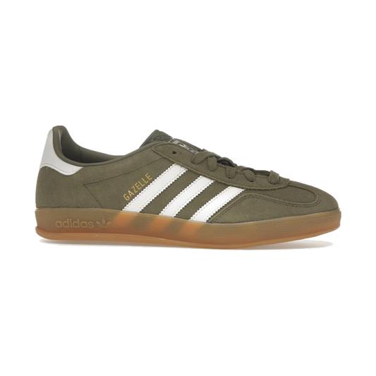 Adidas Gazelle Indoor Olive Strata Cloud White Gum